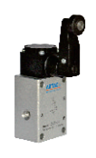 AIRTAC VALVE, LIMIT VALVE, 1/8"NPT 3 WAY 2 POSITION N.O. ROLLER TYPE